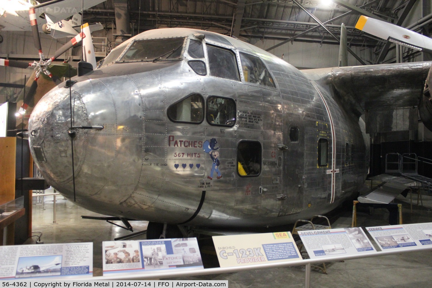 56-4362, 1956 Fairchild C-123K-17-FA Provider C/N 20246, C-123K