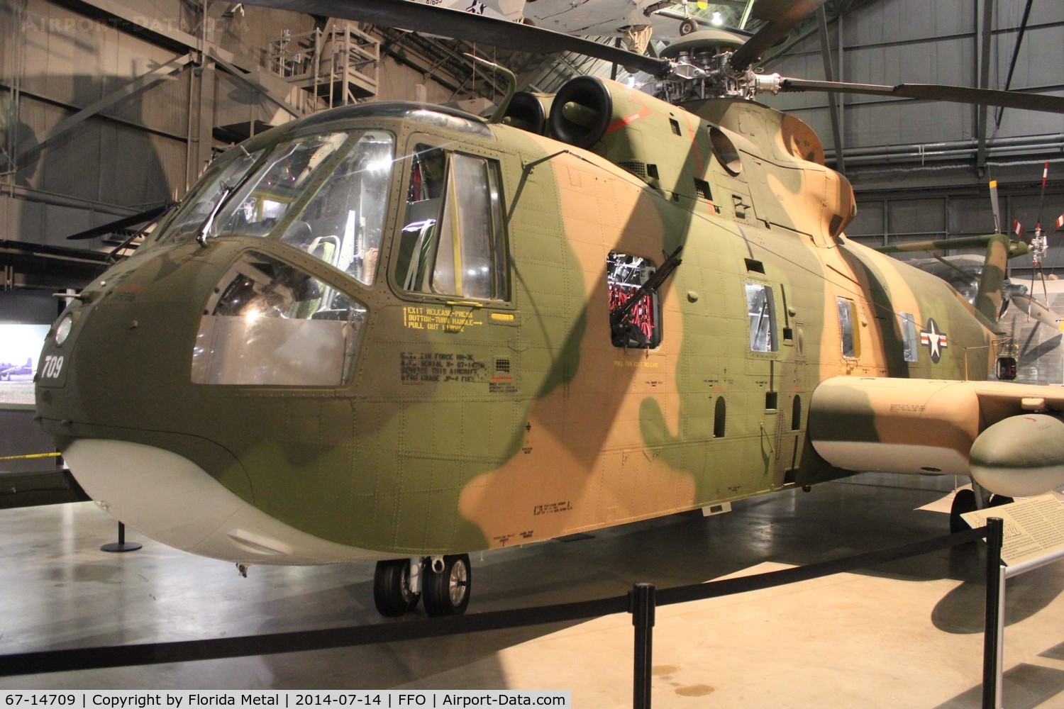 67-14709, 1967 Sikorsky HH-3E Jolly Green Giant C/N 61-611, HH-3E