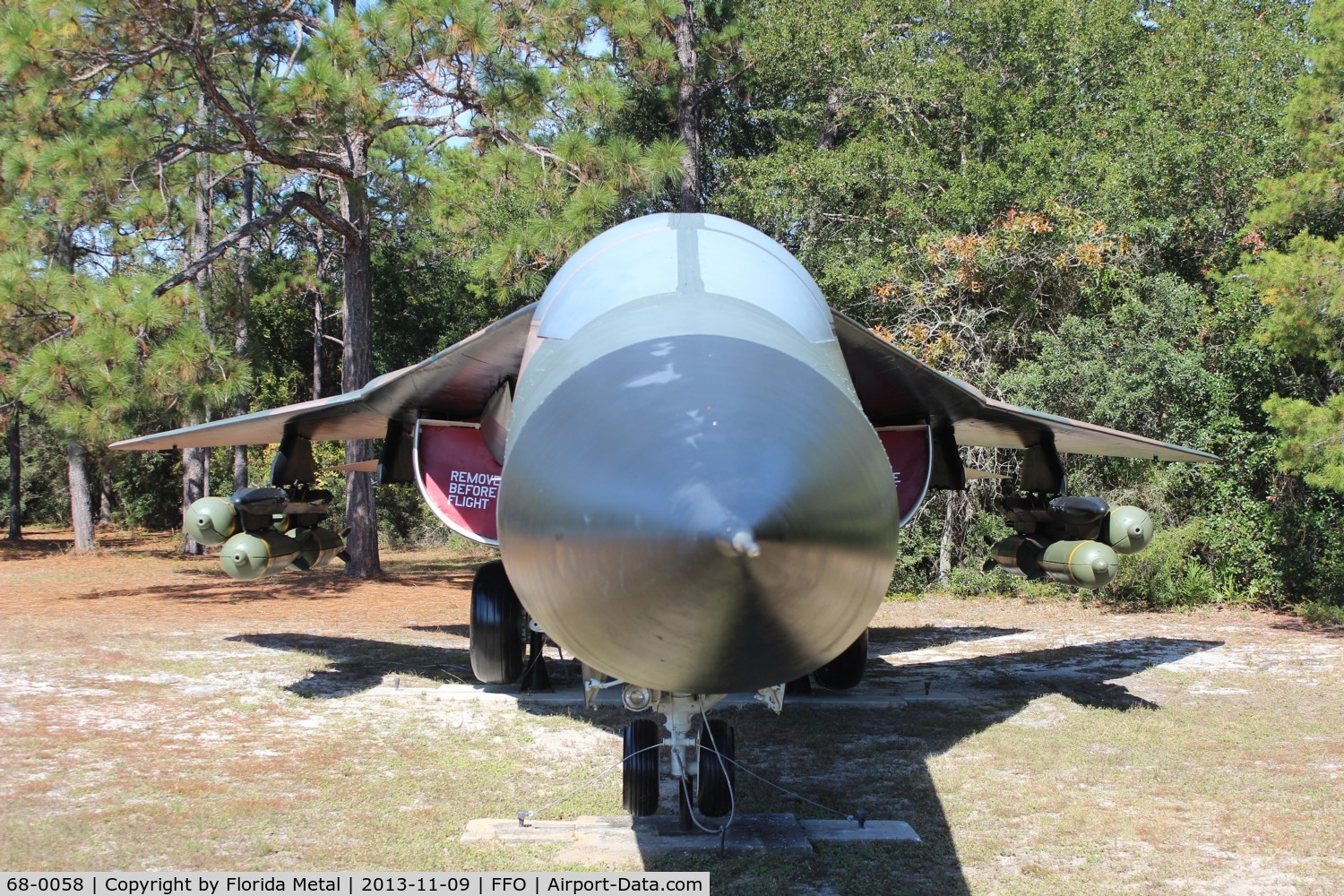 68-0058, 1968 General Dynamics F-111E Aardvark C/N A1-227, F-111E