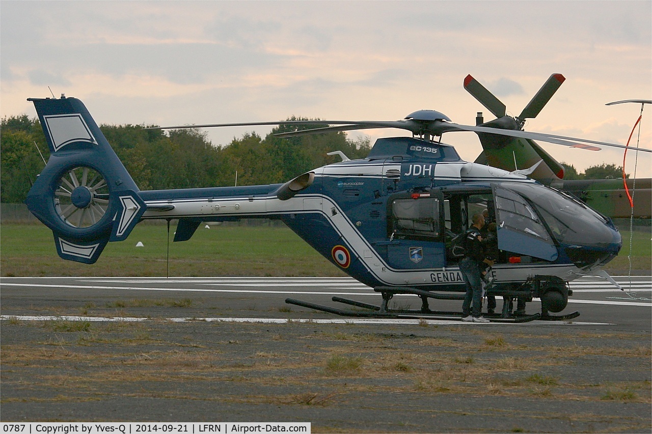0787, 2010 Eurocopter EC-135T-2+ C/N 0787, Eurocopter EC-135T-2+, Static display, Rennes-St Jacques airport (LFRN-RNS) Air show 2014