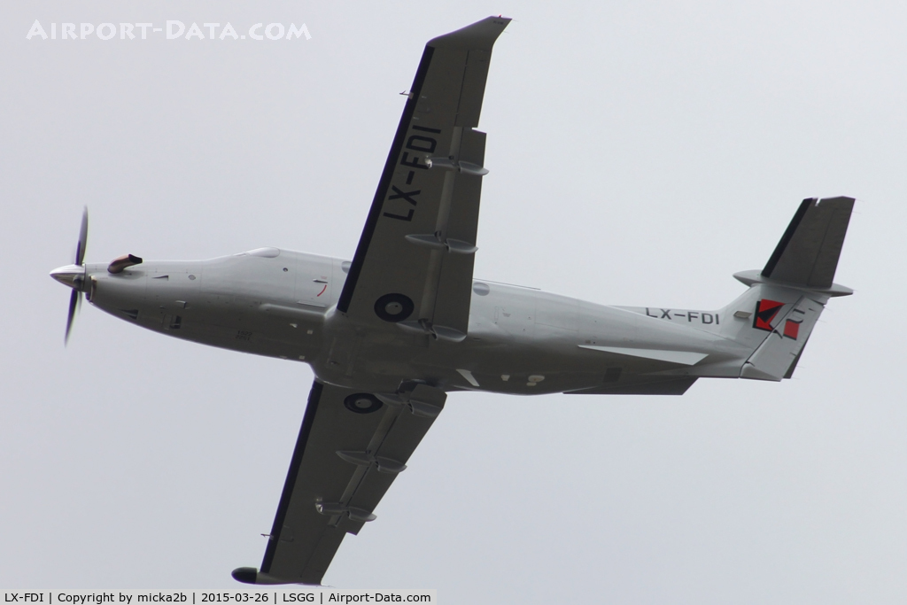 LX-FDI, 2015 Pilatus PC-12/47E C/N 1522, Take off