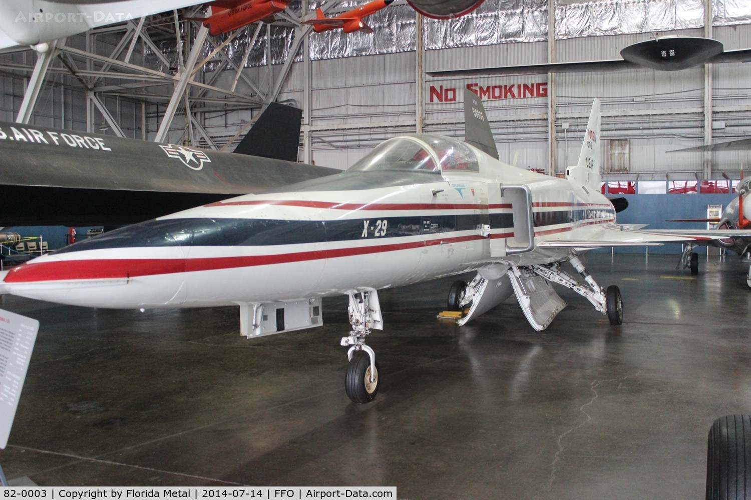 82-0003, 1982 Grumman X-29A C/N Not found 82-0003, X-29A