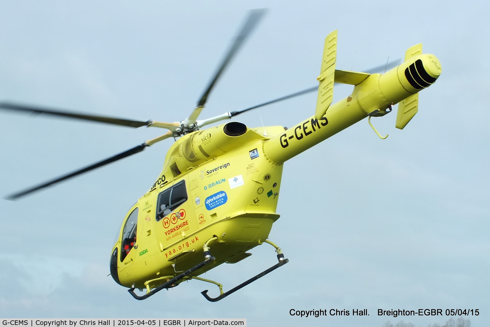 G-CEMS, 2001 MD Helicopters MD-900 Explorer C/N 900-00089, Yorkshire Air Ambulance