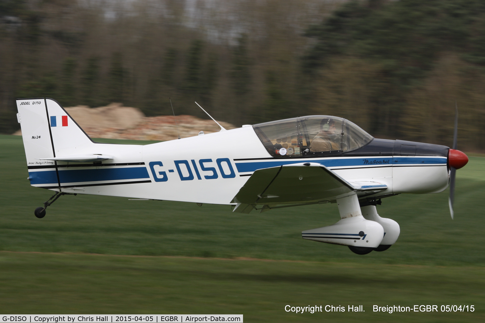 G-DISO, 1963 SAN Jodel D-150 Mascaret C/N 24, at the Easter Homebuilt Aircraft Fly-in