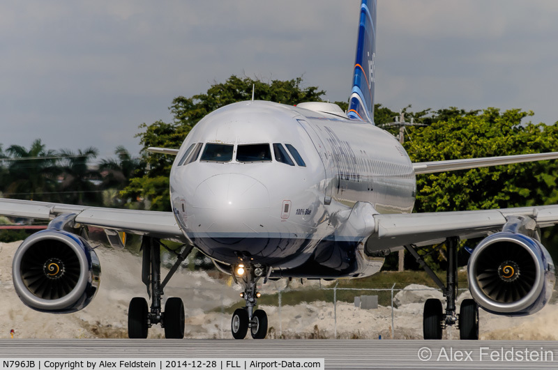 N796JB, 2012 Airbus A320-232 C/N 5060, Ft. Lauderdale
