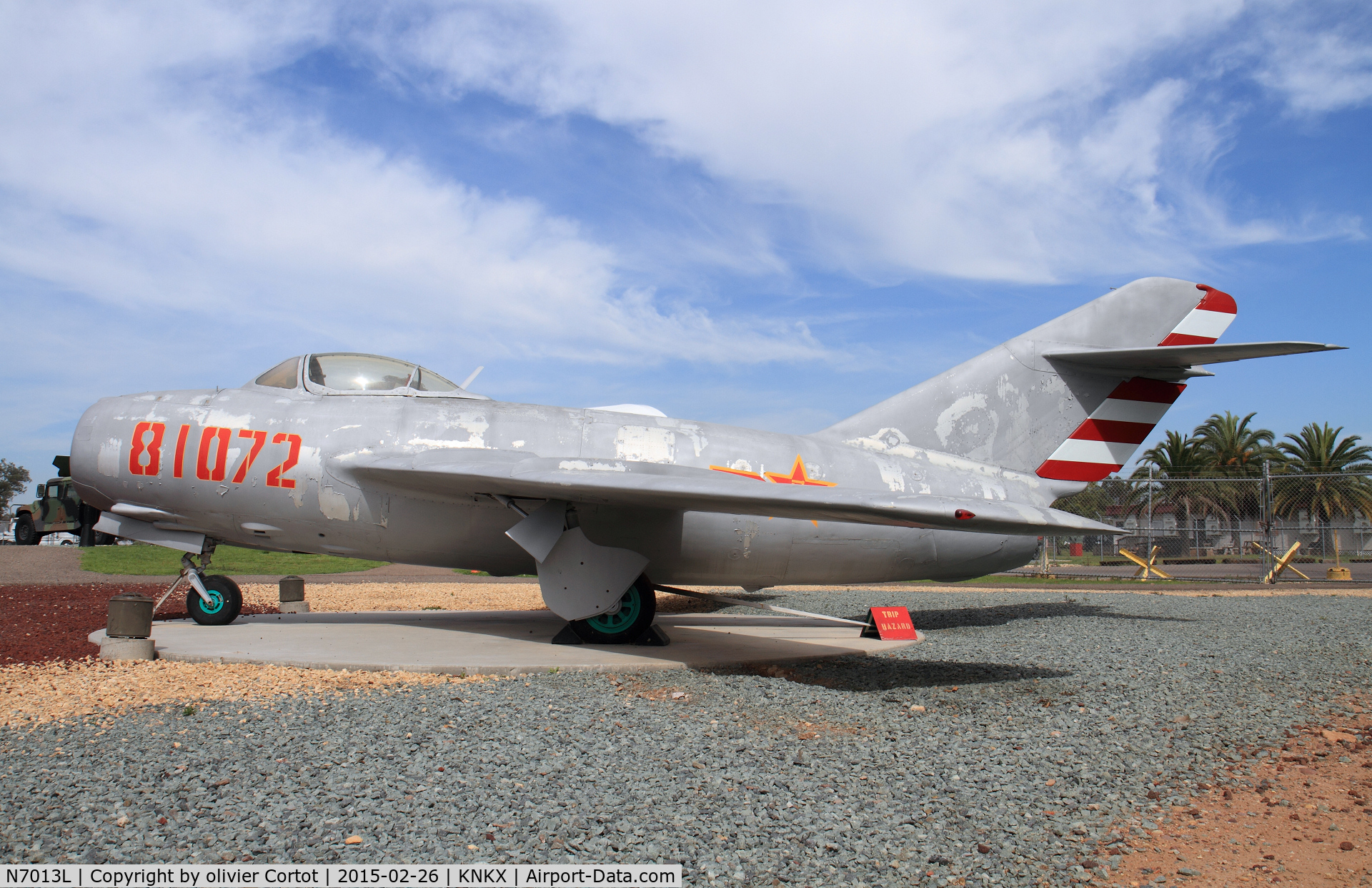 N7013L, Mikoyan-Gurevich MiG-15bis C/N 81072, Miramar museum