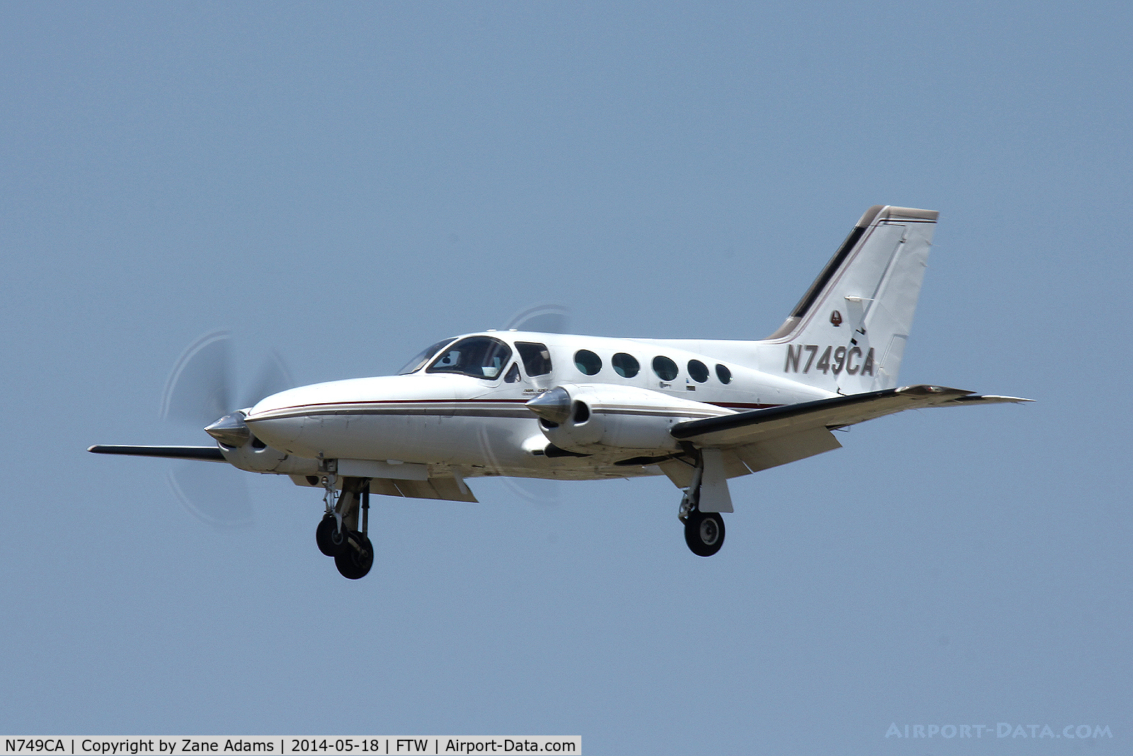 N749CA, Cessna 421C Golden Eagle C/N 421C1239, At Meacham Field - Fort Worth, TX