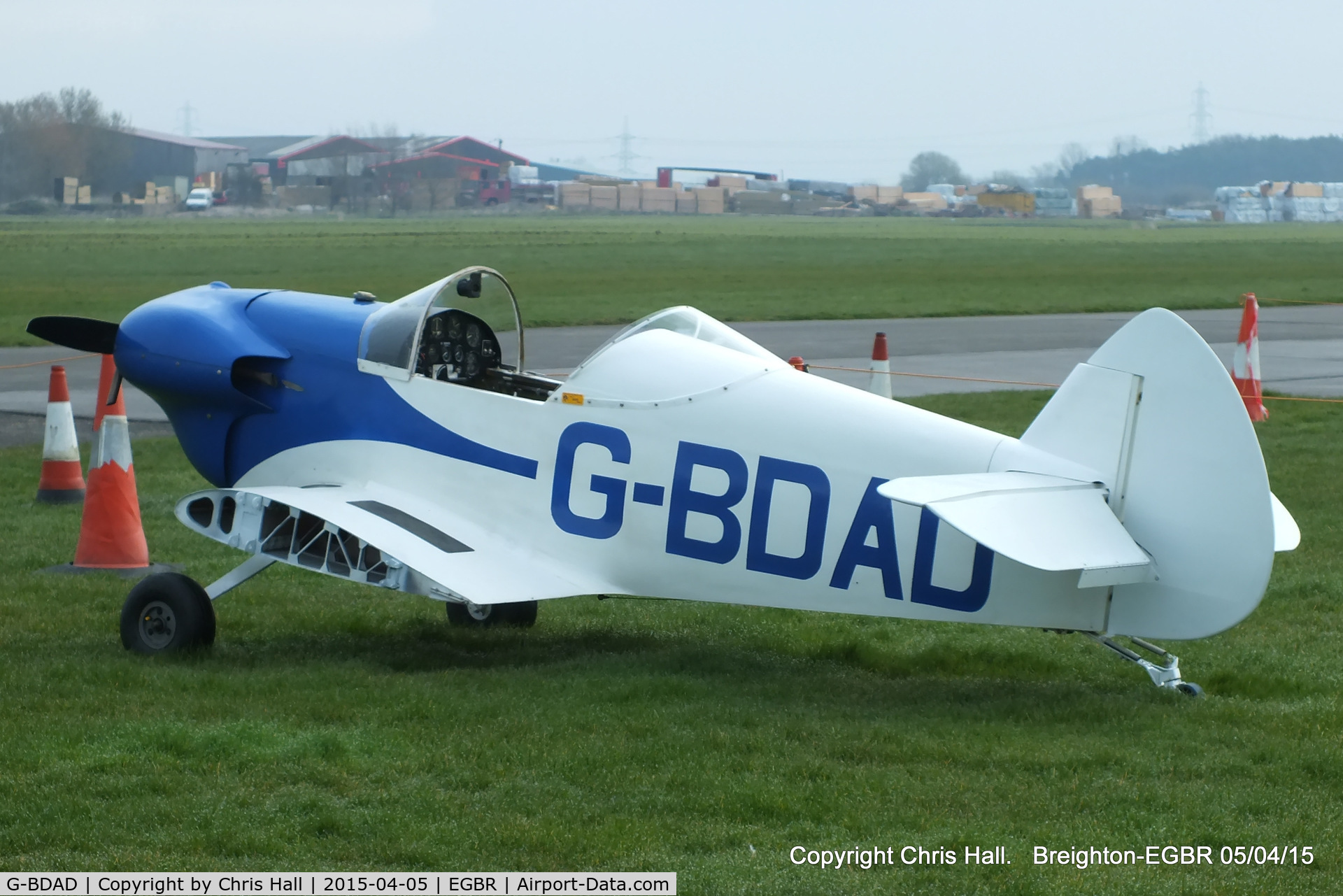 G-BDAD, 1976 Taylor JT-1 Monoplane C/N PFA 1453, at the Easter Homebuilt Aircraft Fly-in