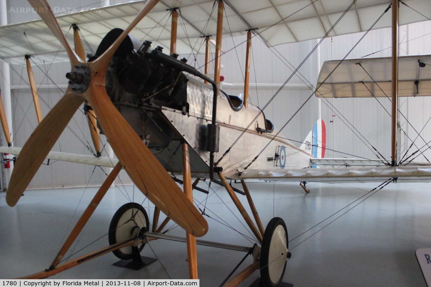 1780, 1916 Royal Aircraft Factory B.E.2c C/N Not found 1780, Royal Aircraft Factory BE-2 at Army Aviation Museum
