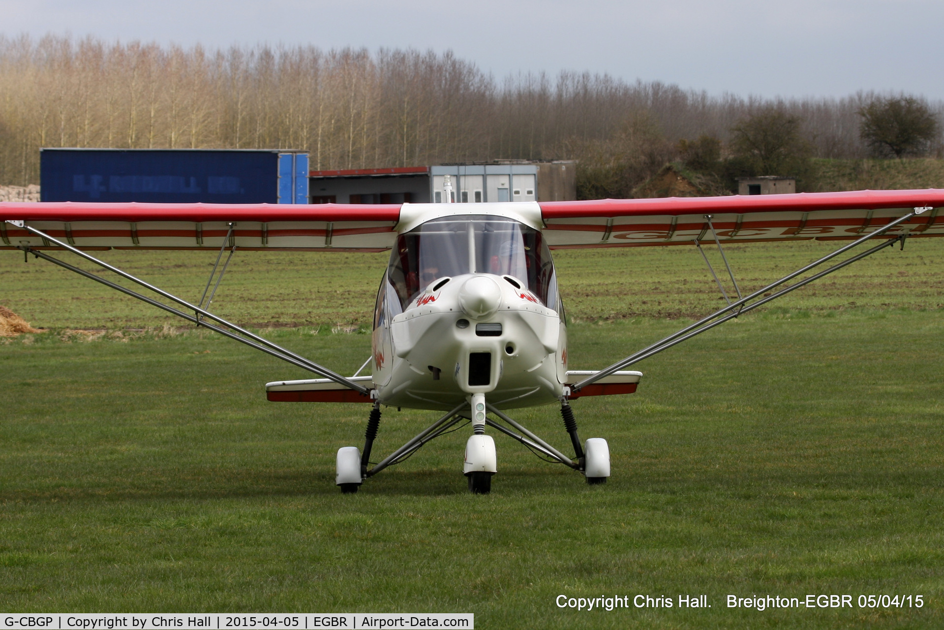 G-CBGP, 2001 Comco Ikarus C42 FB UK C/N PFA 322-13741, at the Easter Homebuilt Aircraft Fly-in