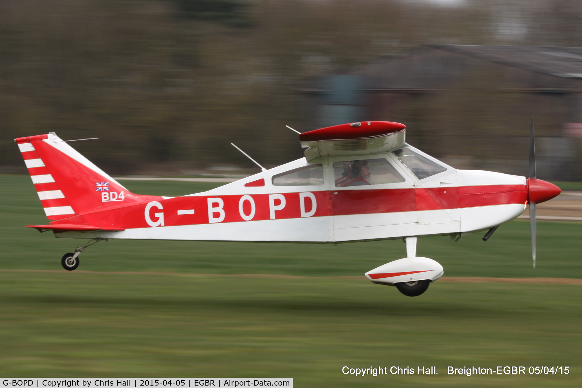 G-BOPD, 1974 Bede BD-4 C/N 632, at the Easter Homebuilt Aircraft Fly-in