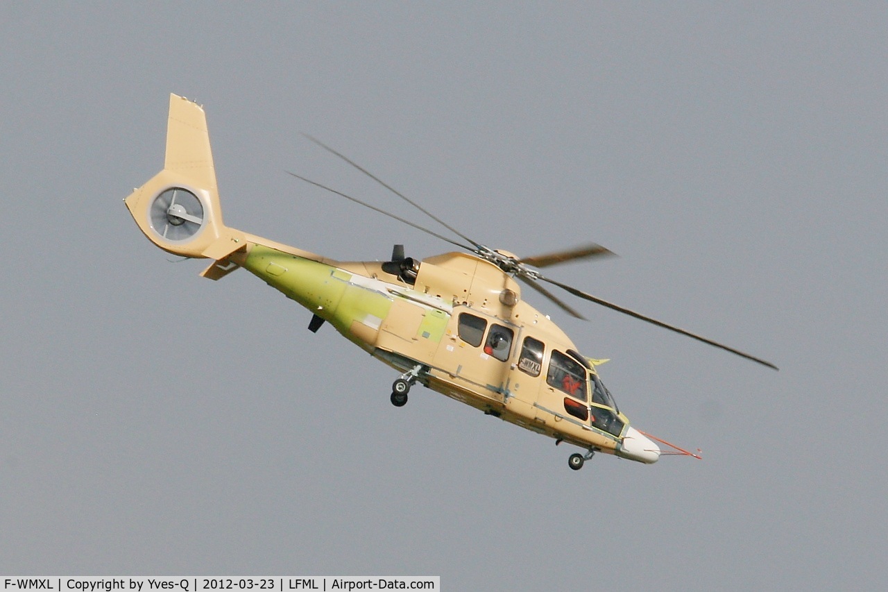 F-WMXL, 2012 Eurocopter EC-155B Dauphin C/N Not found F-WMXL, Eurocopter EC-155B Dauphin 2 with provisional registration F-WMXL, Test flight, Marseille-Provence Airport (LFML-MRS)