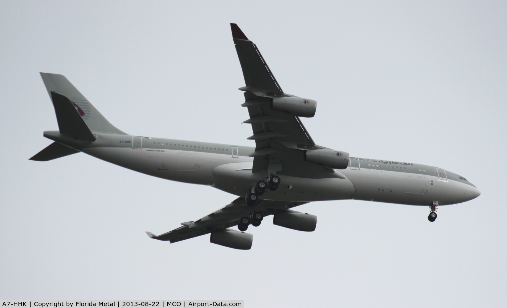 A7-HHK, 1993 Airbus A340-211 C/N 026, Qatar Royal Flight A340-200