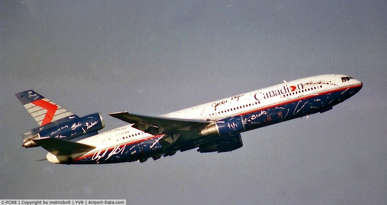 C-FCRE, 1975 McDonnell Douglas DC-10-30 C/N 47868, December 1998