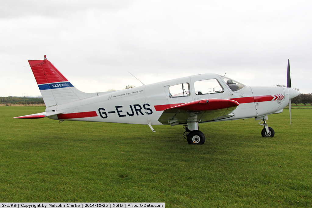 G-EJRS, 1989 Piper PA-28-161 Cadet C/N 2841115, Piper PA-28-161 at Fishburn Airfield UK, October 25th 2014.