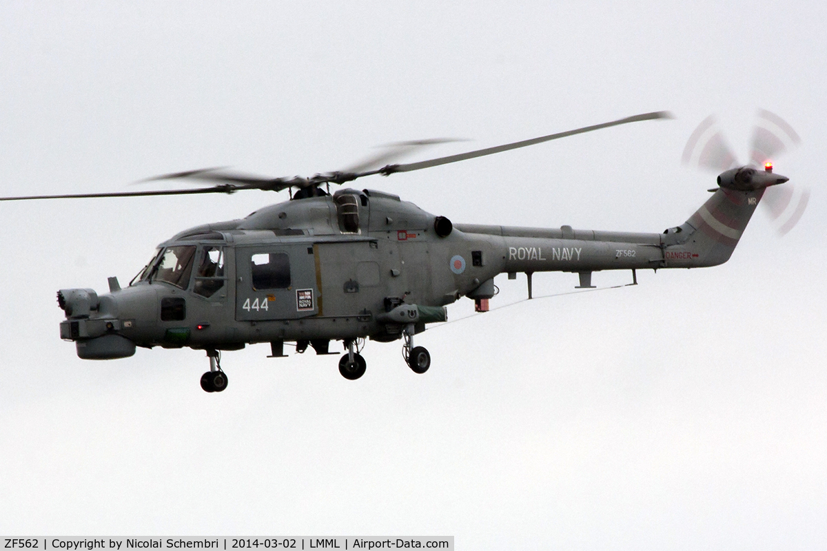 ZF562, Westland Lynx HMA.8SRU C/N 339, Circuit runway 23 at Luqa