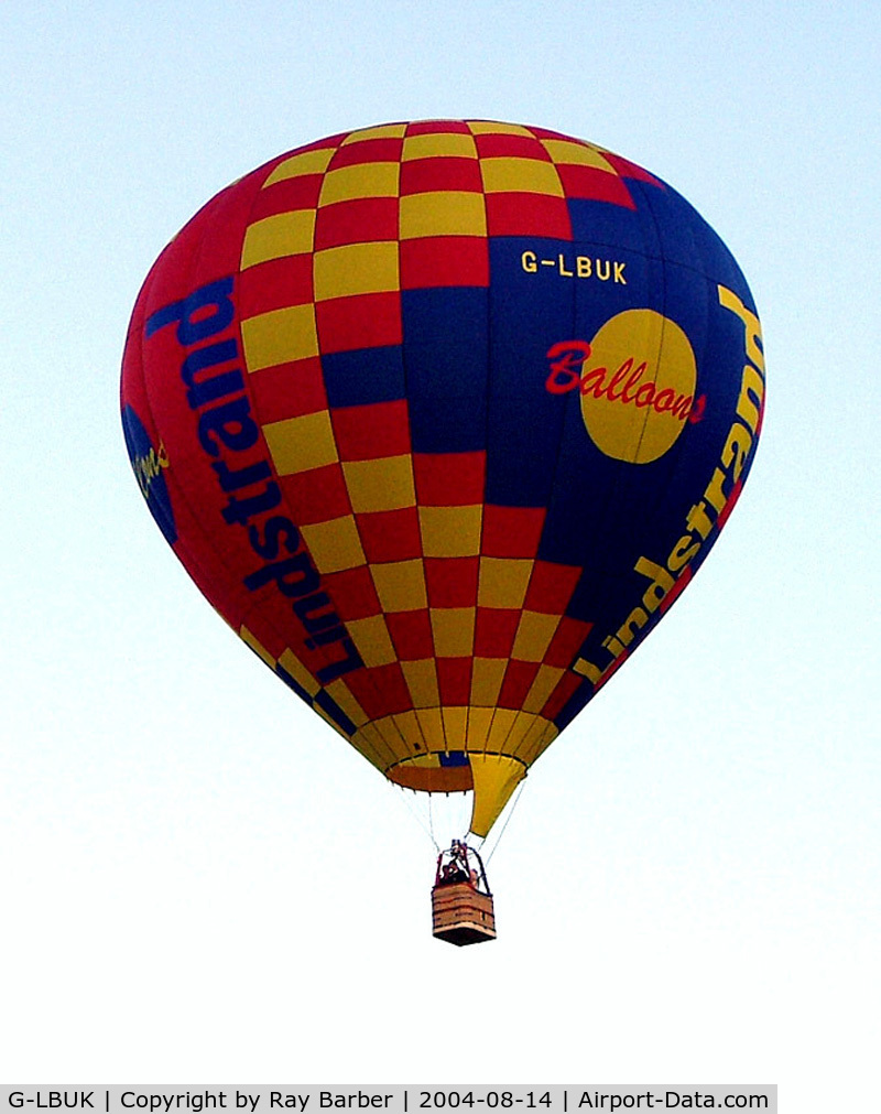 G-LBUK, 2003 Lindstrand Balloons Ltd LBL 77A C/N 922, Lindstrand LBL-77A HAFB [922] Ashton Court~G 14/08/2004