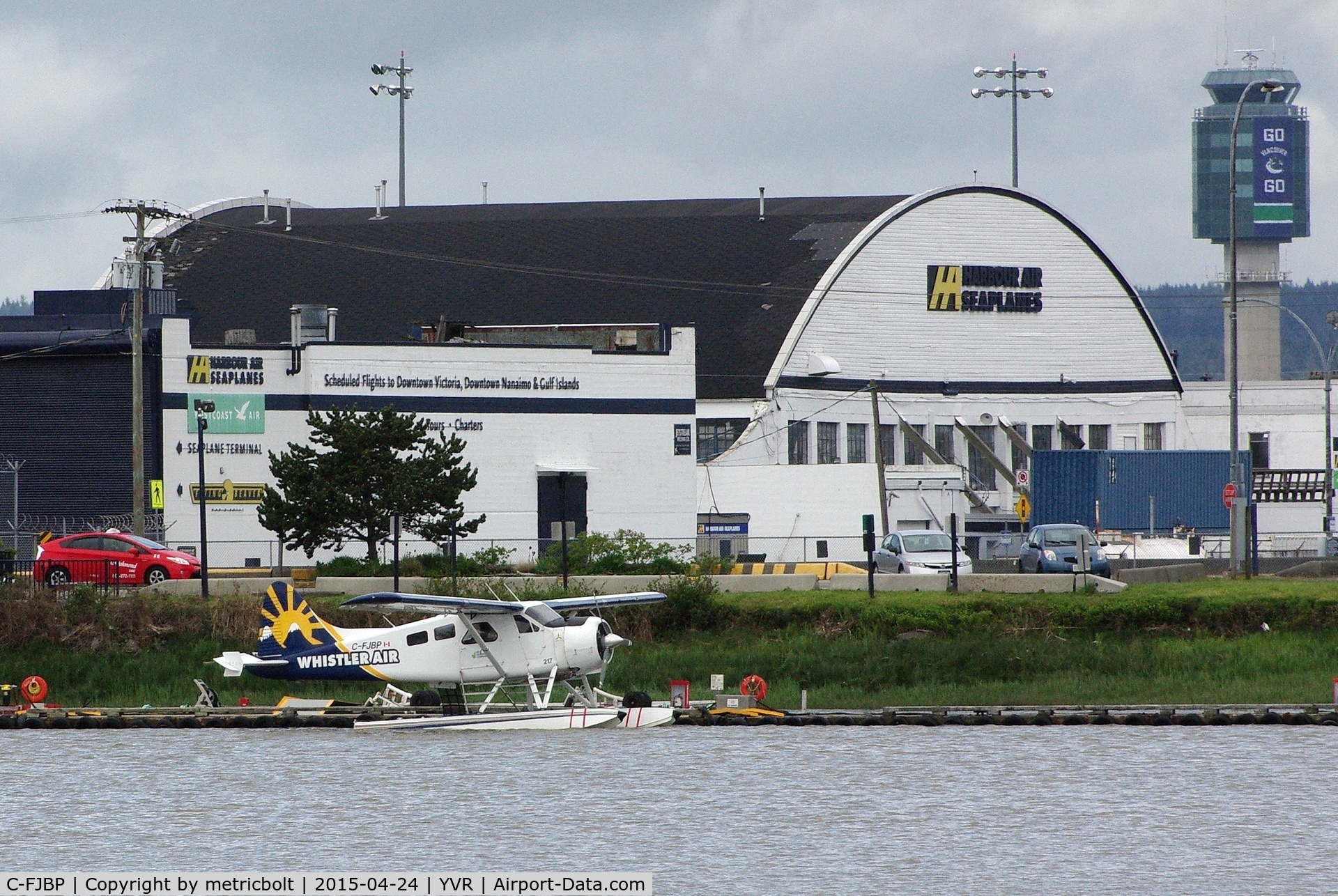 C-FJBP, 1956 De Havilland Canada DHC-2 Beaver Mk.1 C/N 942, in its latest colours (Note: Control Tower 