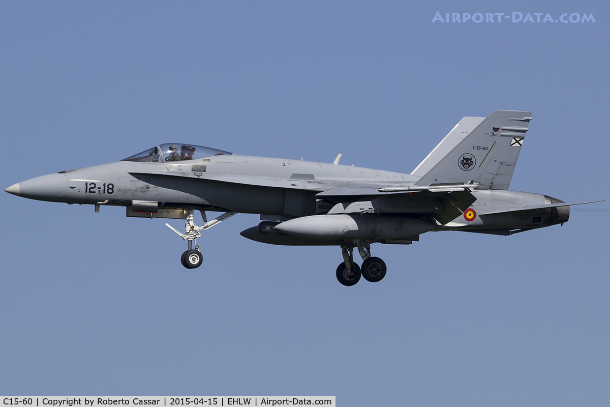 C15-60, 1989 McDonnell Douglas EF-18A+ Hornet C/N 0842/A582, Frisian Flag 2015