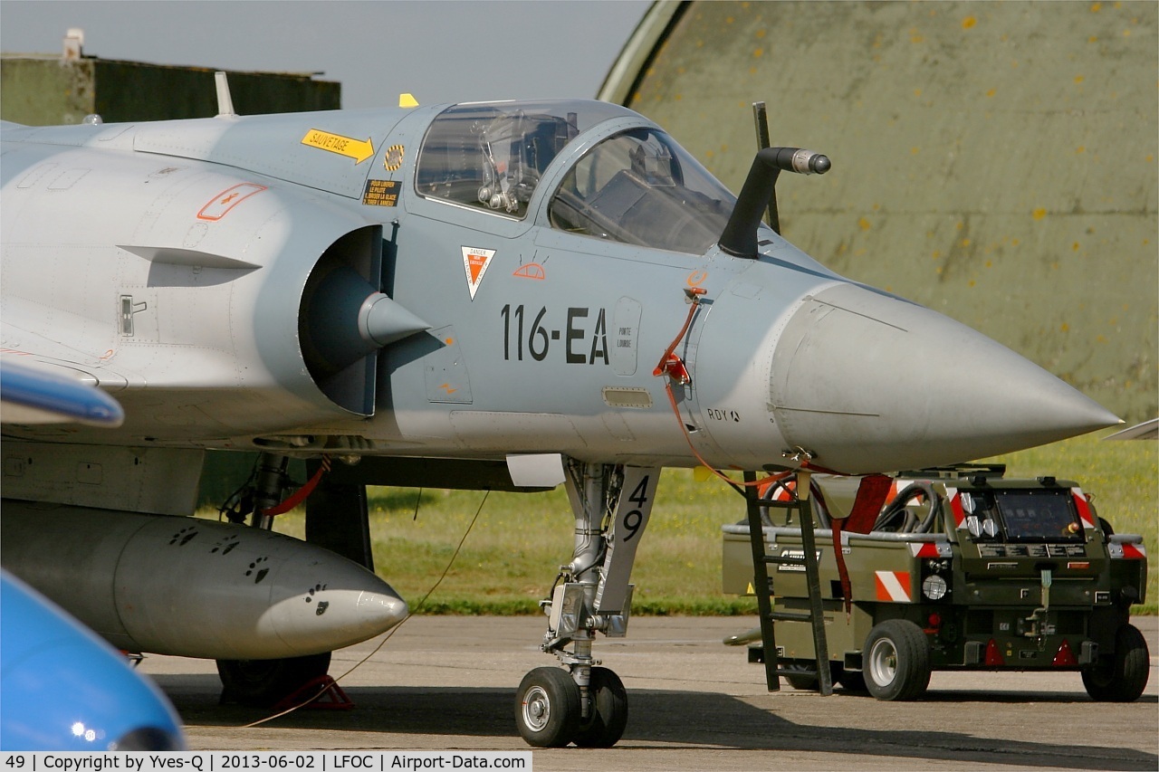 49, Dassault Mirage 2000-5F C/N 225, Dassault Mirage 2000-5F, Static display, Châteaudun Air Base 279 (LFOC) Open day 2013