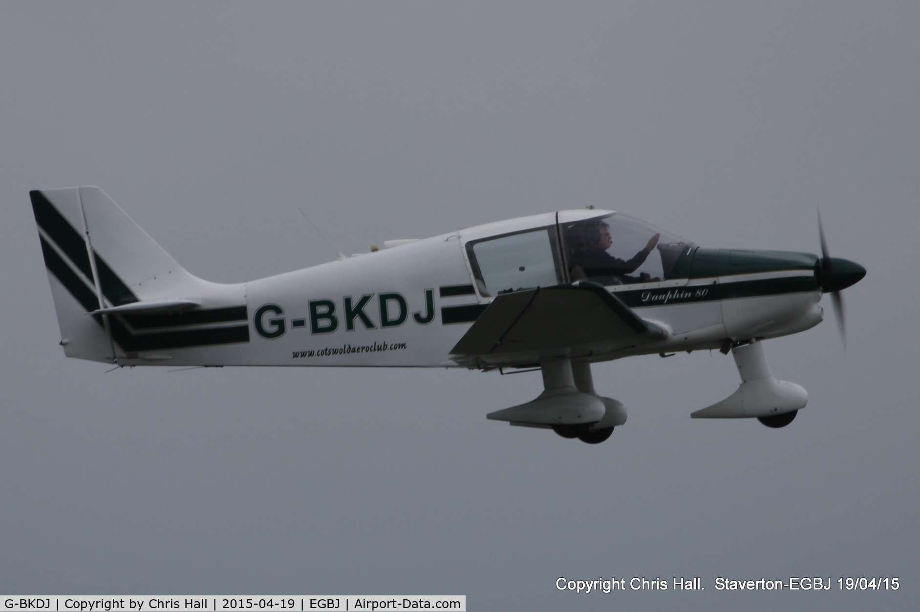 G-BKDJ, 1982 Robin DR-400-120 Dauphin 80 C/N 1584, at Staverton