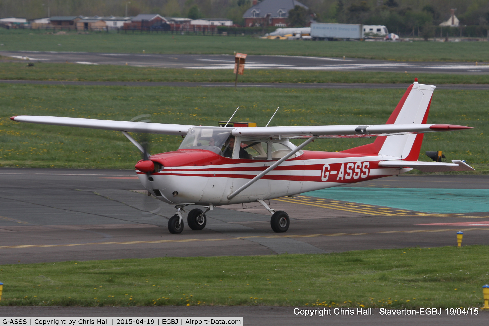 G-ASSS, 1964 Cessna 172E C/N 172-51467, at Staverton