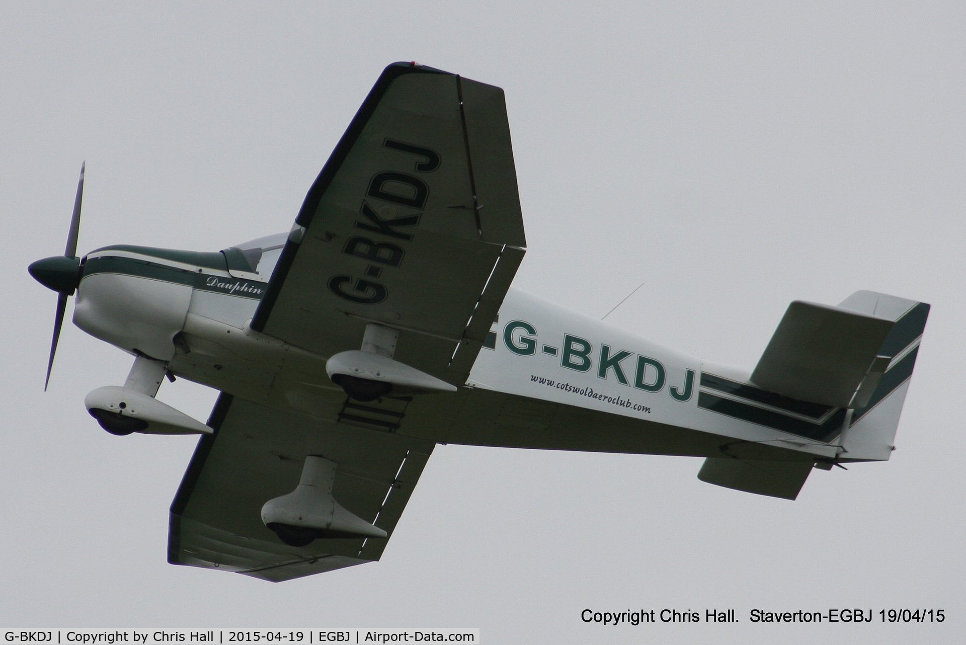 G-BKDJ, 1982 Robin DR-400-120 Dauphin 80 C/N 1584, at Staverton