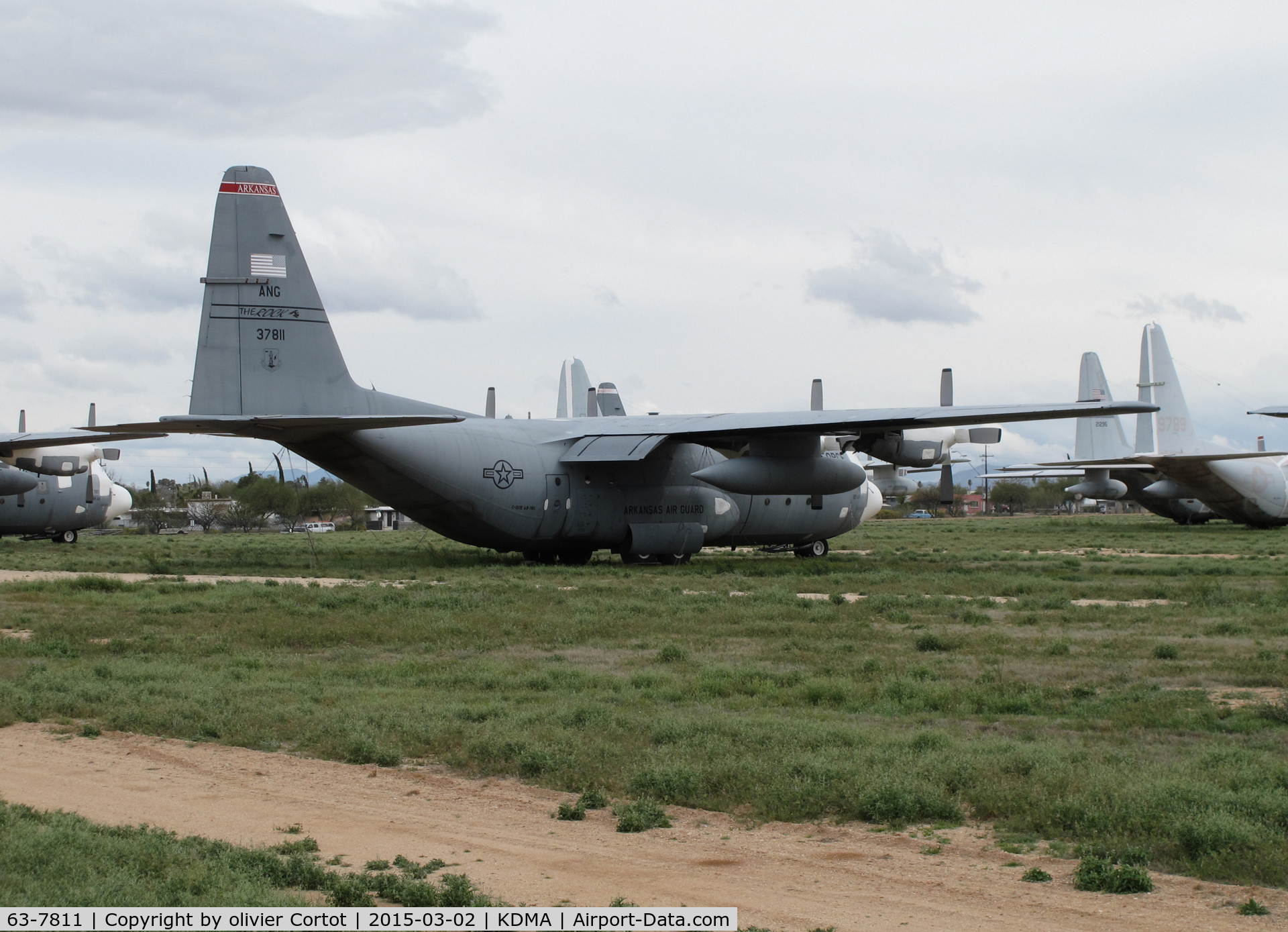 63-7811, Lockheed C-130E Hercules C/N 382-3881, AMARG storage