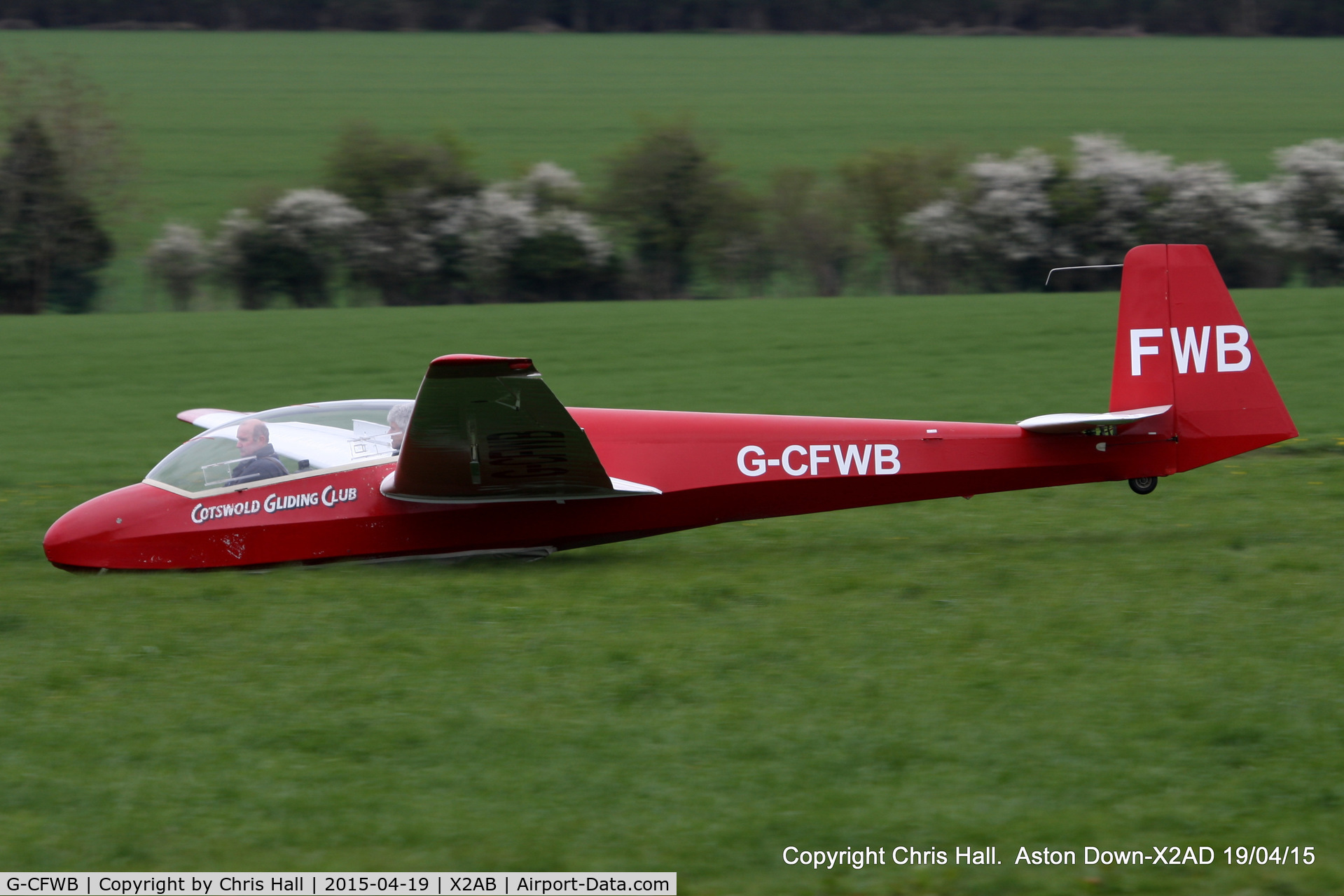 G-CFWB, 1970 Schleicher ASK-13 C/N 13224, at Aston Down