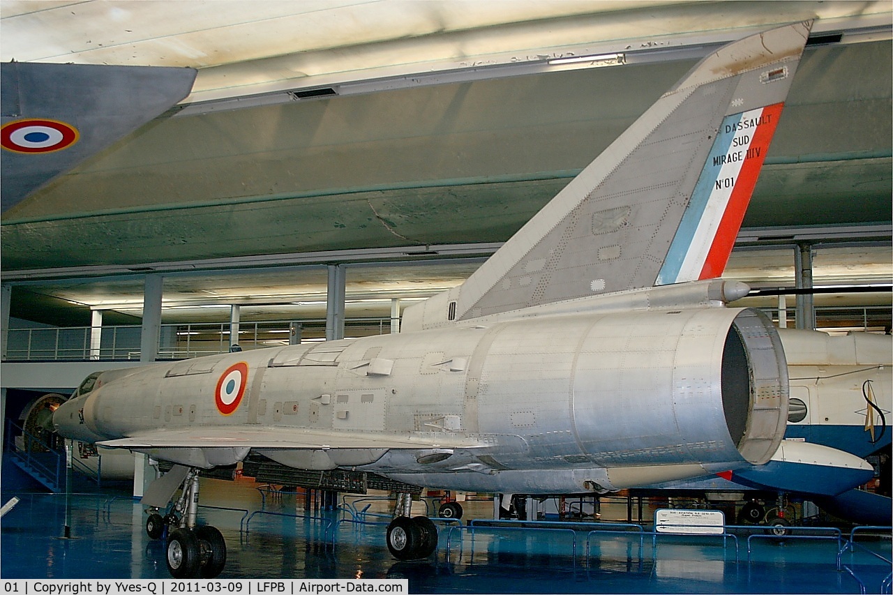 01, 1965 Dassault Mirage III.V C/N 01, Dassault Mirage III.V, Air & Space Museum Paris-Le Bourget (LFPB-LBG)