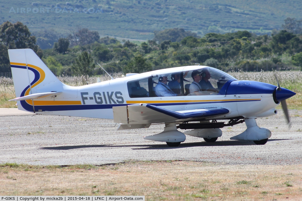 F-GIKS, Robin DR-400-180 Regent Regent C/N 1950, Taxiing. Crashed near Propriano, killing for peoples on board at 12th october.