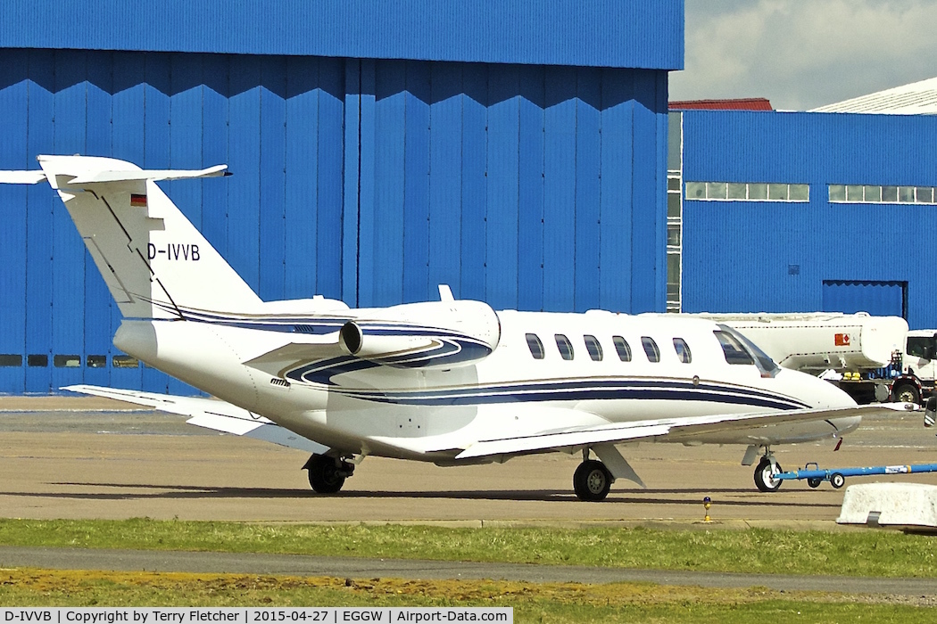 D-IVVB, 2007 Cessna 525A CitationJet CJ2+ C/N 525A-0357, 2007 Cessna 525A CitationJet CJ2+, c/n: 525A0357 at Luton