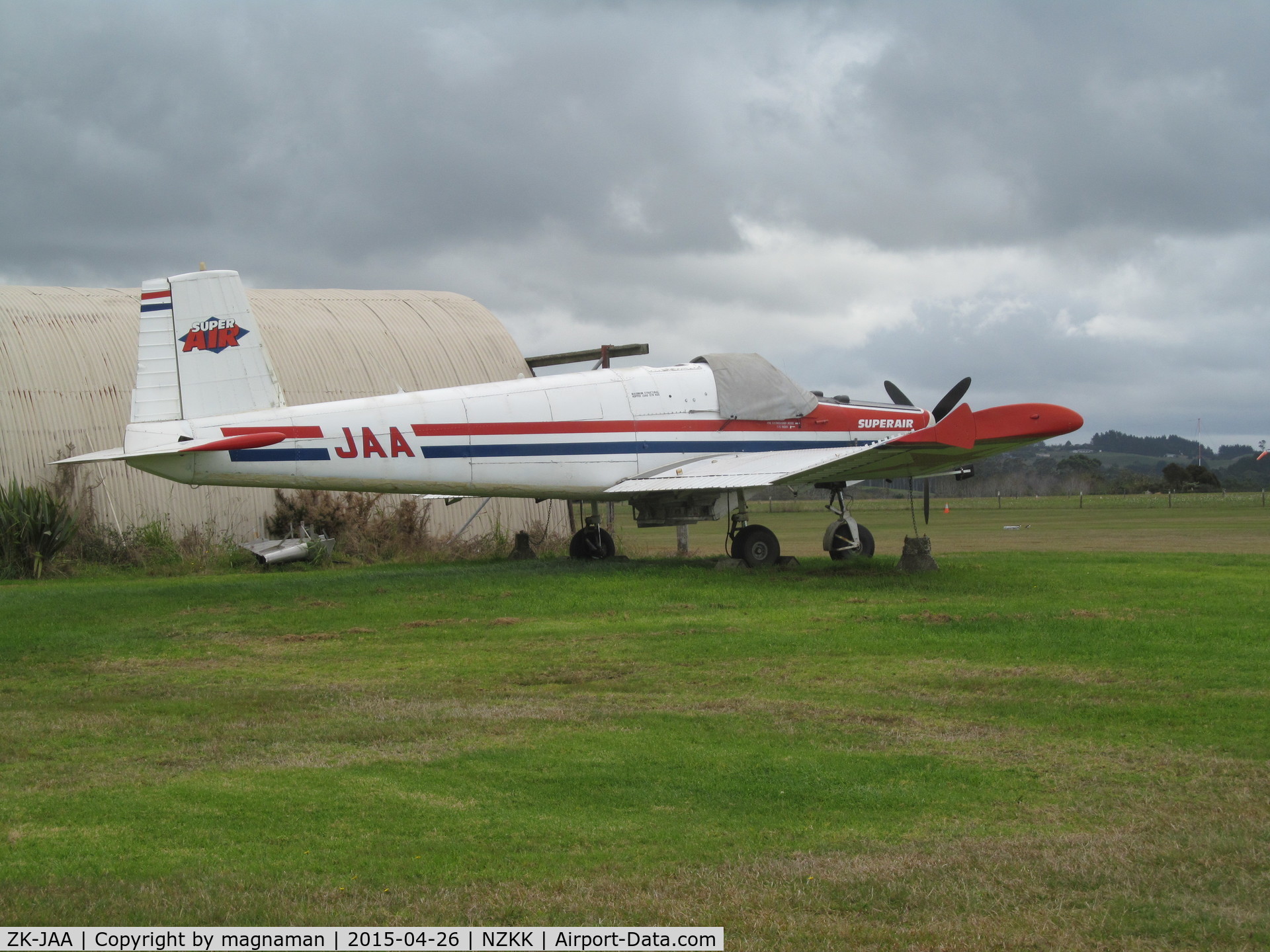 ZK-JAA, NZ Aerospace FU24-954 C/N 259, Out on the grass at Keri Keri