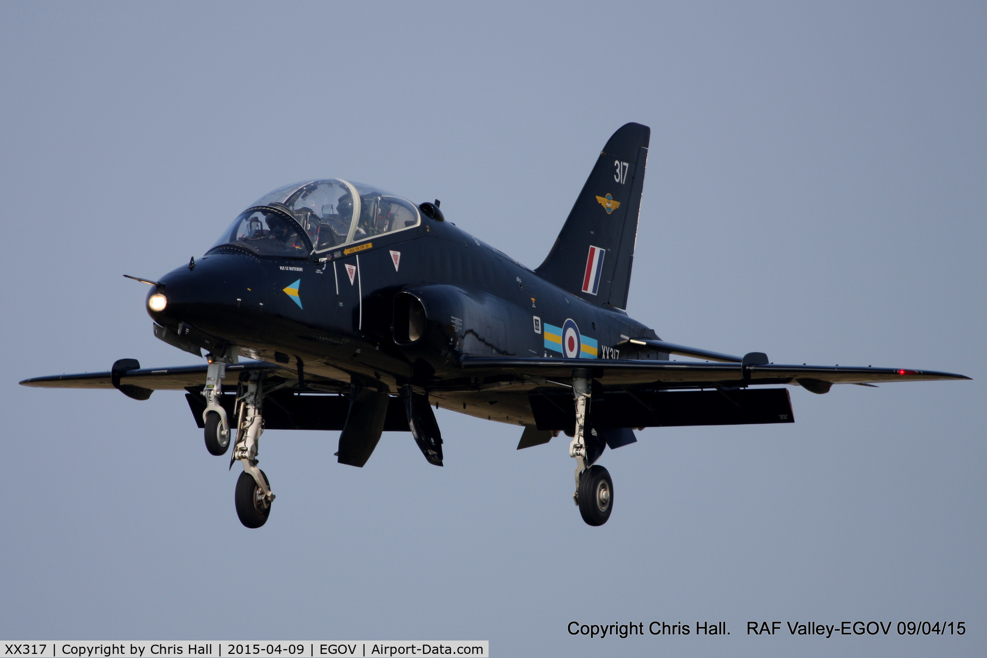 XX317, 1980 Hawker Siddeley Hawk T.1A C/N 159/312142, RAF 208 Sqn