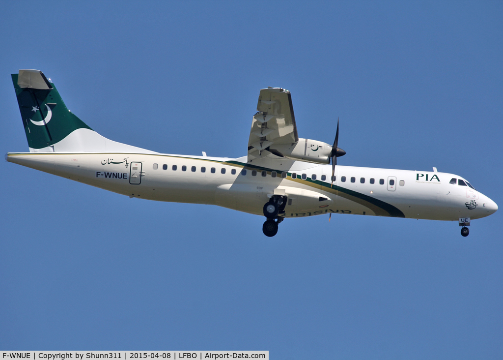 F-WNUE, 2012 ATR 72-212A C/N 1029, C/n 1029 - To be AP-BKZ