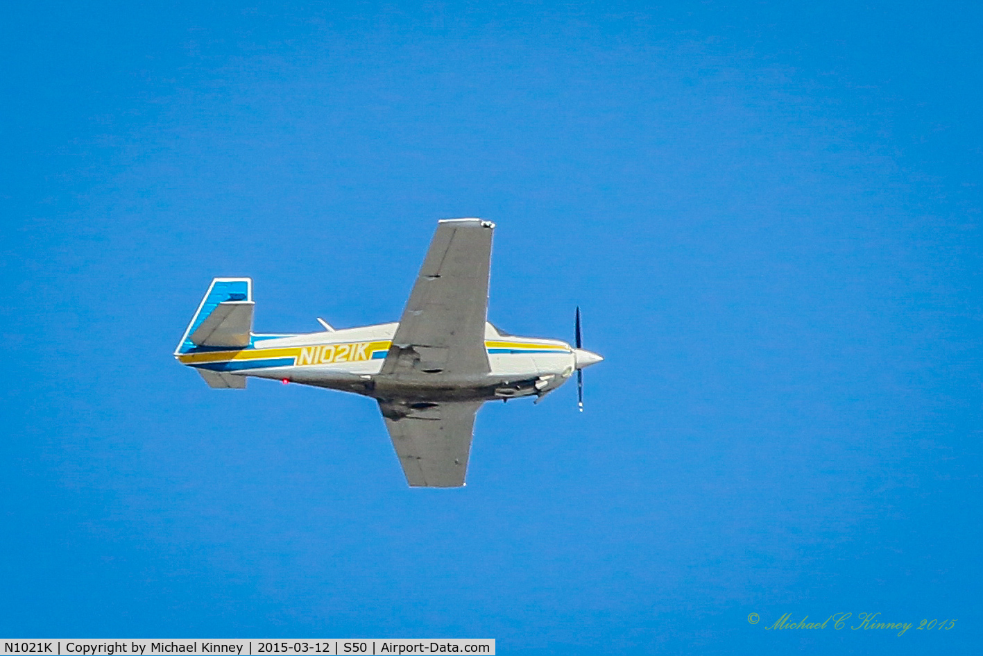 N1021K, Mooney M20J 201 C/N 24-3104, Flying over Kent WA