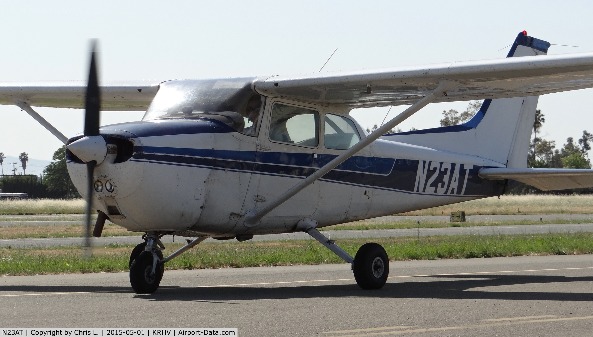 N23AT, 1978 Cessna 172N C/N 17270997, Nice Air's 1978 Cessna 172N taxing down Z for some patterns.