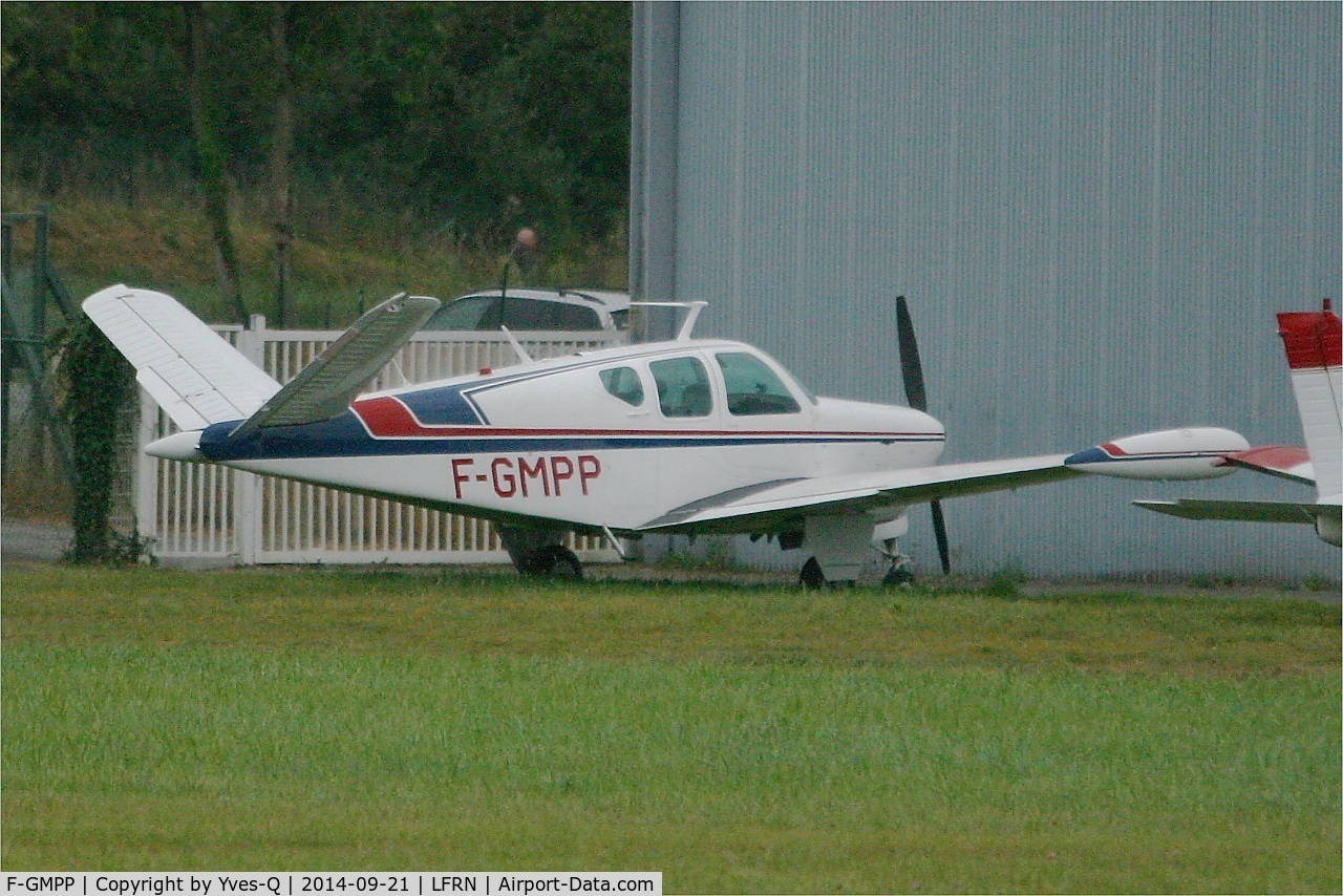 F-GMPP, 1960 Beech M35 Bonanza C/N D-6451, Beech M35 Bonanza, Rennes St Jacques Airport (LFRN-RNS)