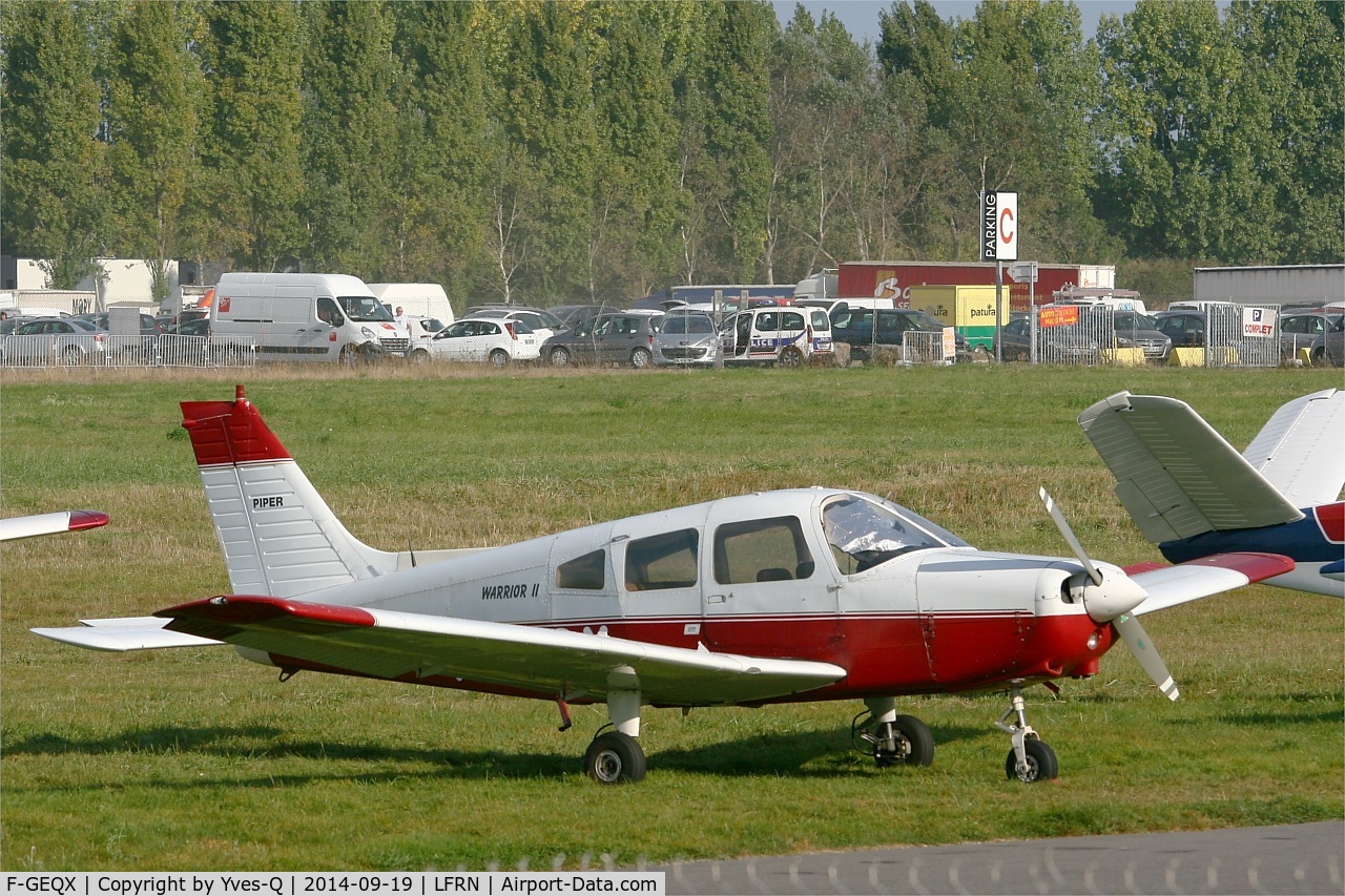 F-GEQX, Piper PA-28-161 Warrior II C/N 28-7716080, Piper PA-28-161 Warrior II, Rennes-St Jacques  Flying club (LFRN-RNS)