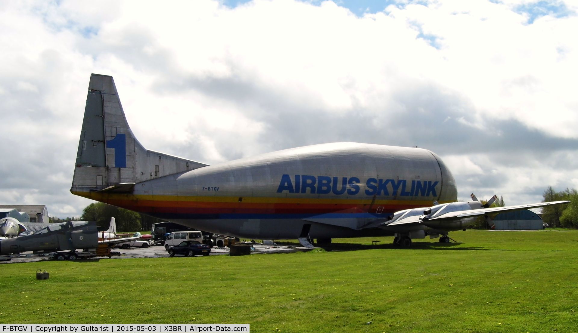 F-BTGV, Aero Spacelines 377SGT Super Guppy Turbine C/N 0001, You can get on this and have a look around