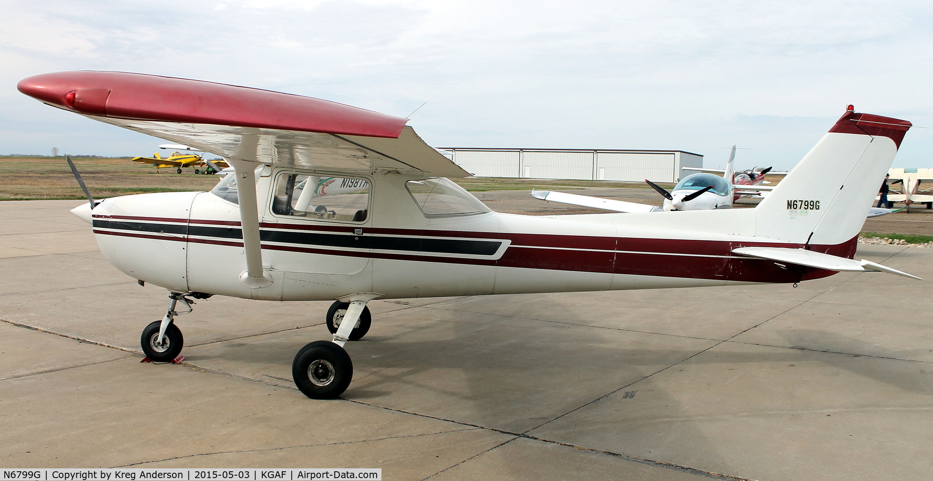 N6799G, 1970 Cessna 150L C/N 15072299, 2015 EAA Chapter 380 Fly-in