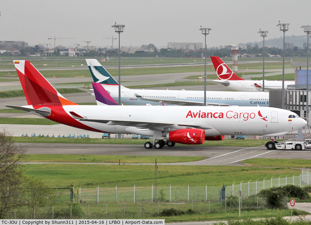 TC-JOU, 2014 Airbus A330-243F C/N 1550, Ready for delivery in Avianca Cargo c/s with titles... Avianca Cargo ntu