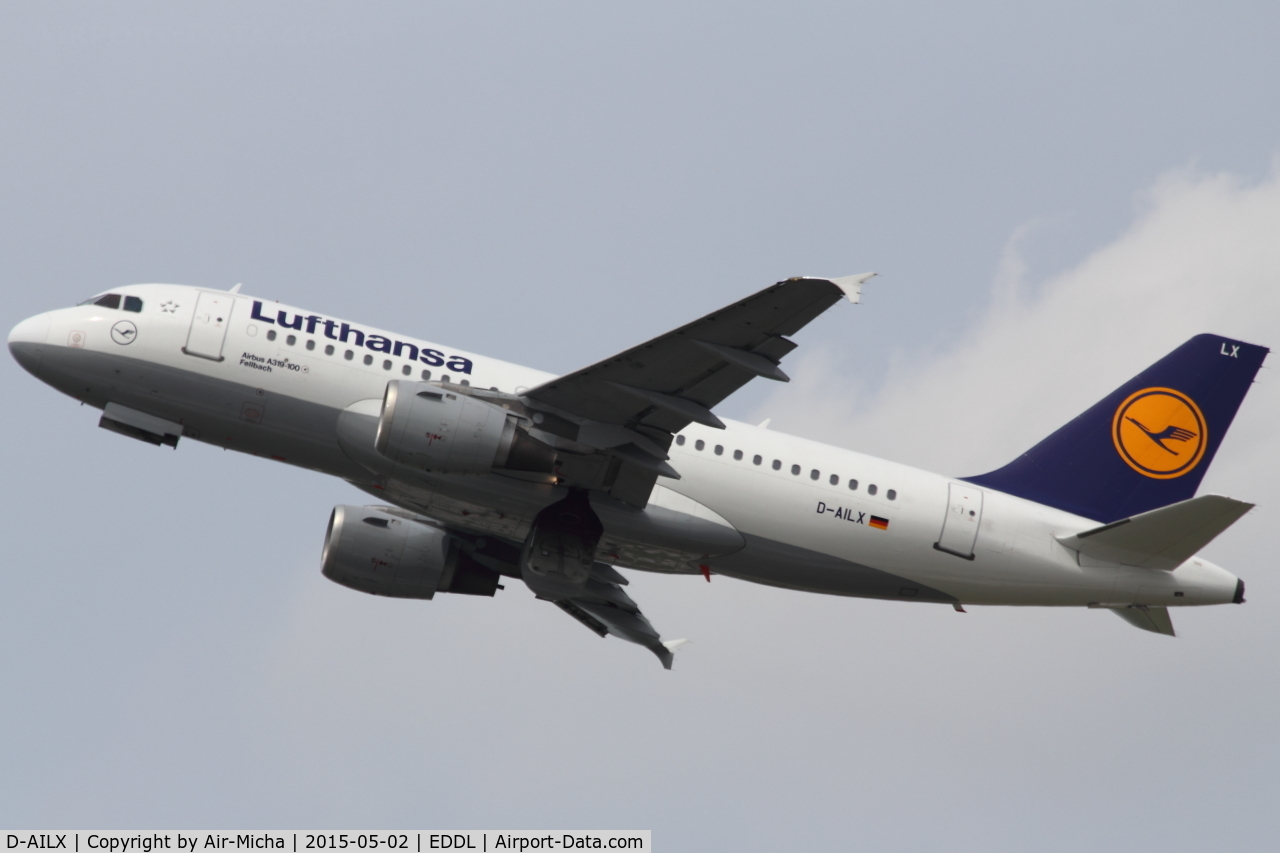 D-AILX, 1998 Airbus A319-114 C/N 860, Lufthansa, Airbus A319-114, CN: 860, Name: Fellbach