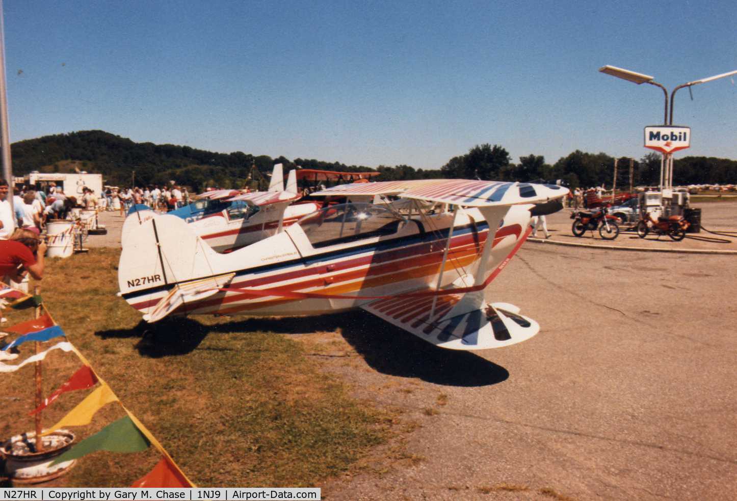 N27HR, Christen Eagle II C/N ROSS0002, Photo taken at Sussex New Jersey Air show August some time in the early 90's