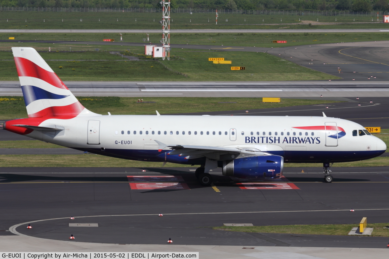 G-EUOI, 2001 Airbus A319-131 C/N 1606, British Airways, Airbus A319-131, CN: 1606