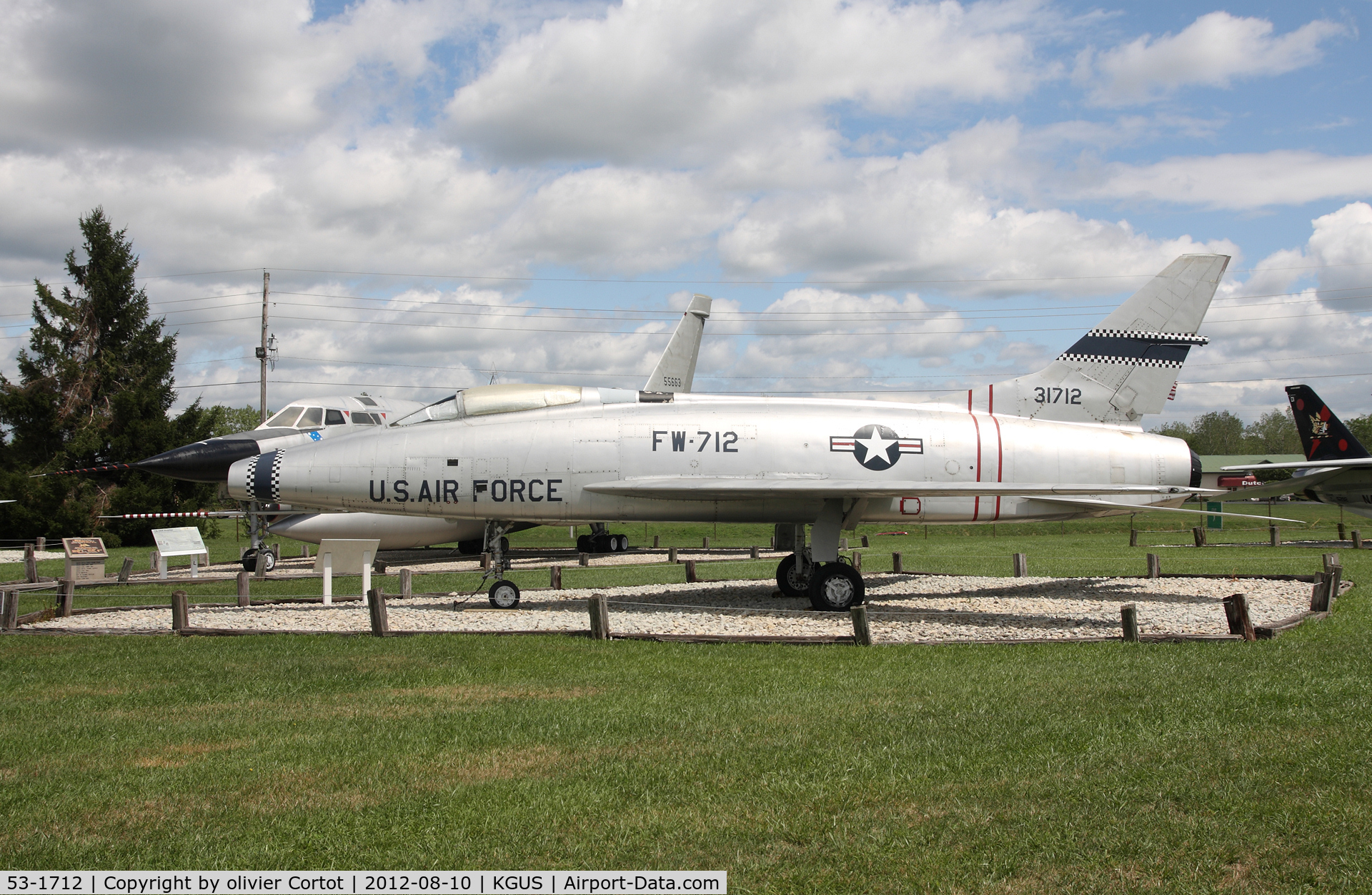 53-1712, 1955 North American F-100C Super Sabre C/N 214-4, Grissom museum