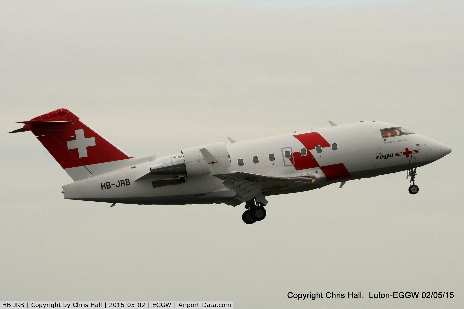 HB-JRB, 2002 Bombardier Challenger 604 (CL-600-2B16) C/N 5530, REGA Swiss Air Ambulance