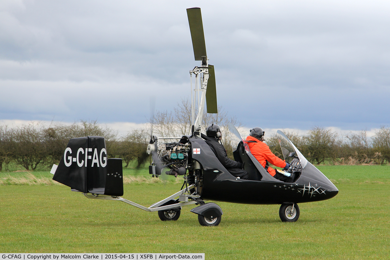 G-CFAG, 2008 Rotorsport UK MT-03 C/N RSUK/MT-03/034, Rotorsport UK MT-03, an airfield resident at Fishburn Airfield, April 15th 2015.