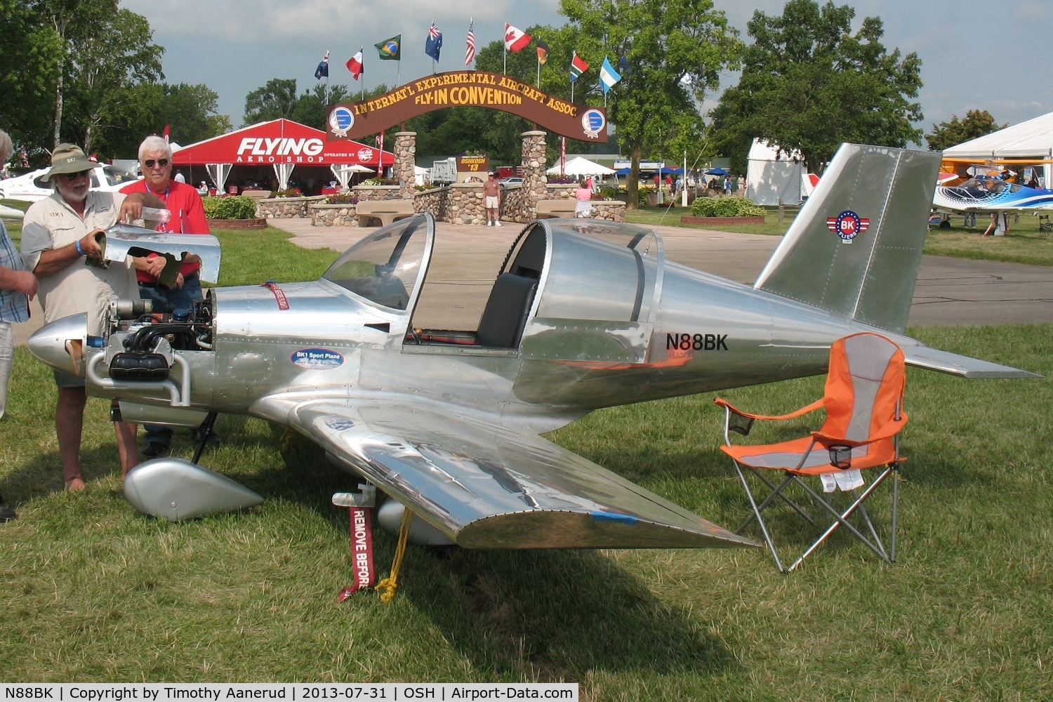 N88BK, 2002 BK Flyers BK1.3 C/N 3480-P, 2012 BK Flyer 1.3, c/n: BK13001