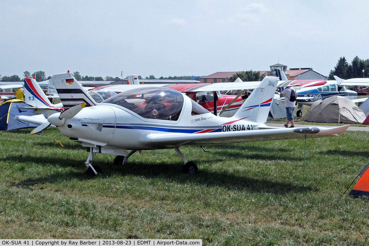 OK-SUA 41, 2013 TL Ultralight TL-2000 Sting Carbon C/N 07ST237, TL Ultralight TL-2000 Sting Carbon RG [07ST237] Tannheim~D 23/08/2013